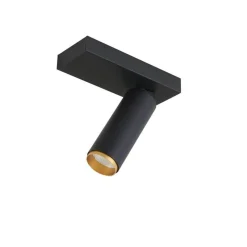 LOOM DESIGN LED-kattokohdevalo X-Beam, 1-lamppuinen, musta