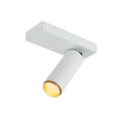 LOOM DESIGN LED-kattokohdevalo X-Beam, 1-lamppuinen, valkoinen