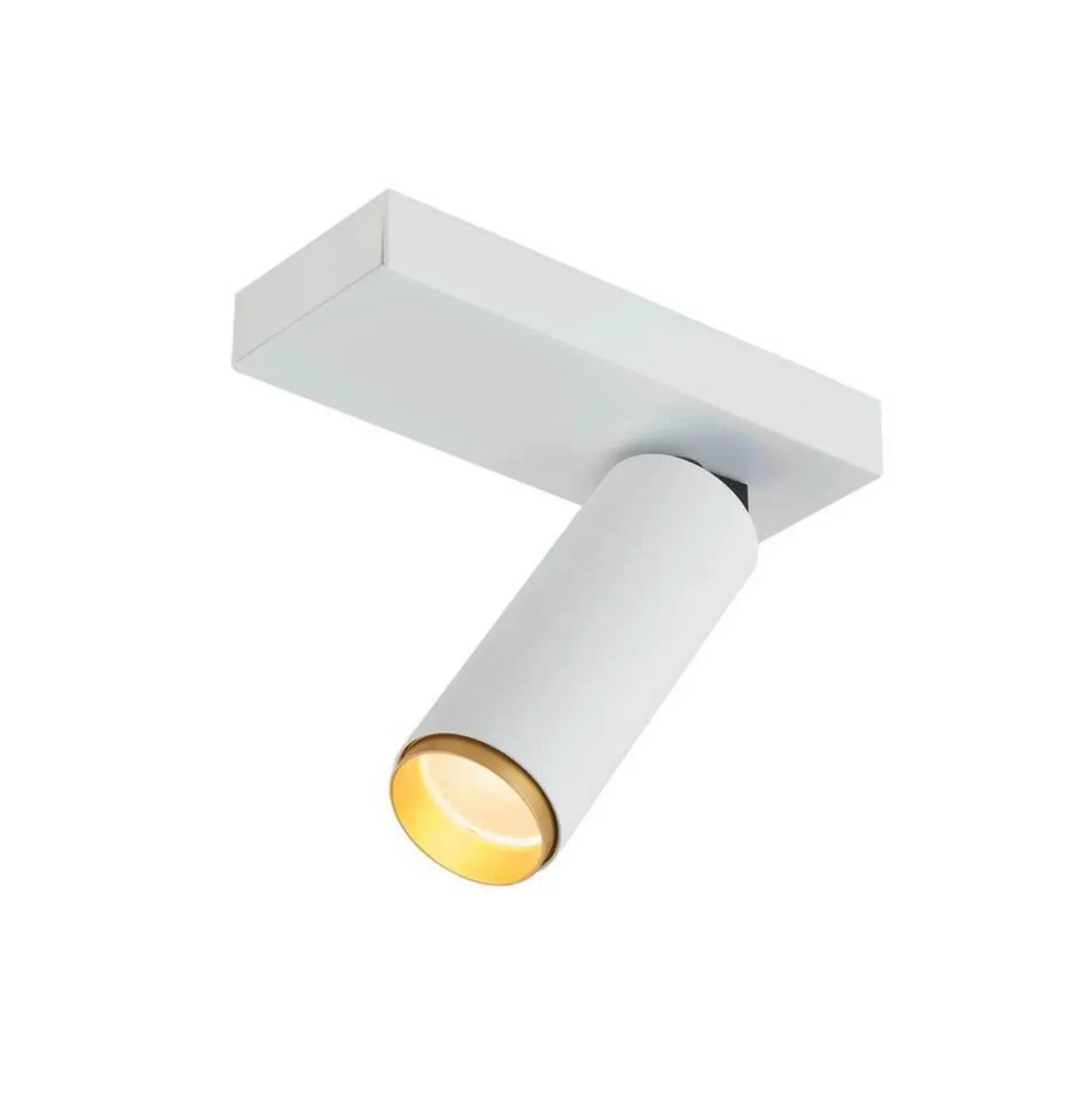 LOOM DESIGN LED-kattokohdevalo X-Beam, 1-lamppuinen, valkoinen
