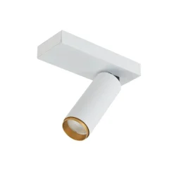 LOOM DESIGN LED-kattokohdevalo X-Beam, 1-lamppuinen, valkoinen