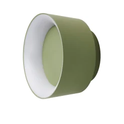 LOOM DESIGN LED-kattovalaisin Cookie, vihreä alumiini Ø 15 cm
