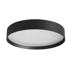 LOOM DESIGN LED-kattovalaisin Lucia, musta, Ø 45 cm alumiinia