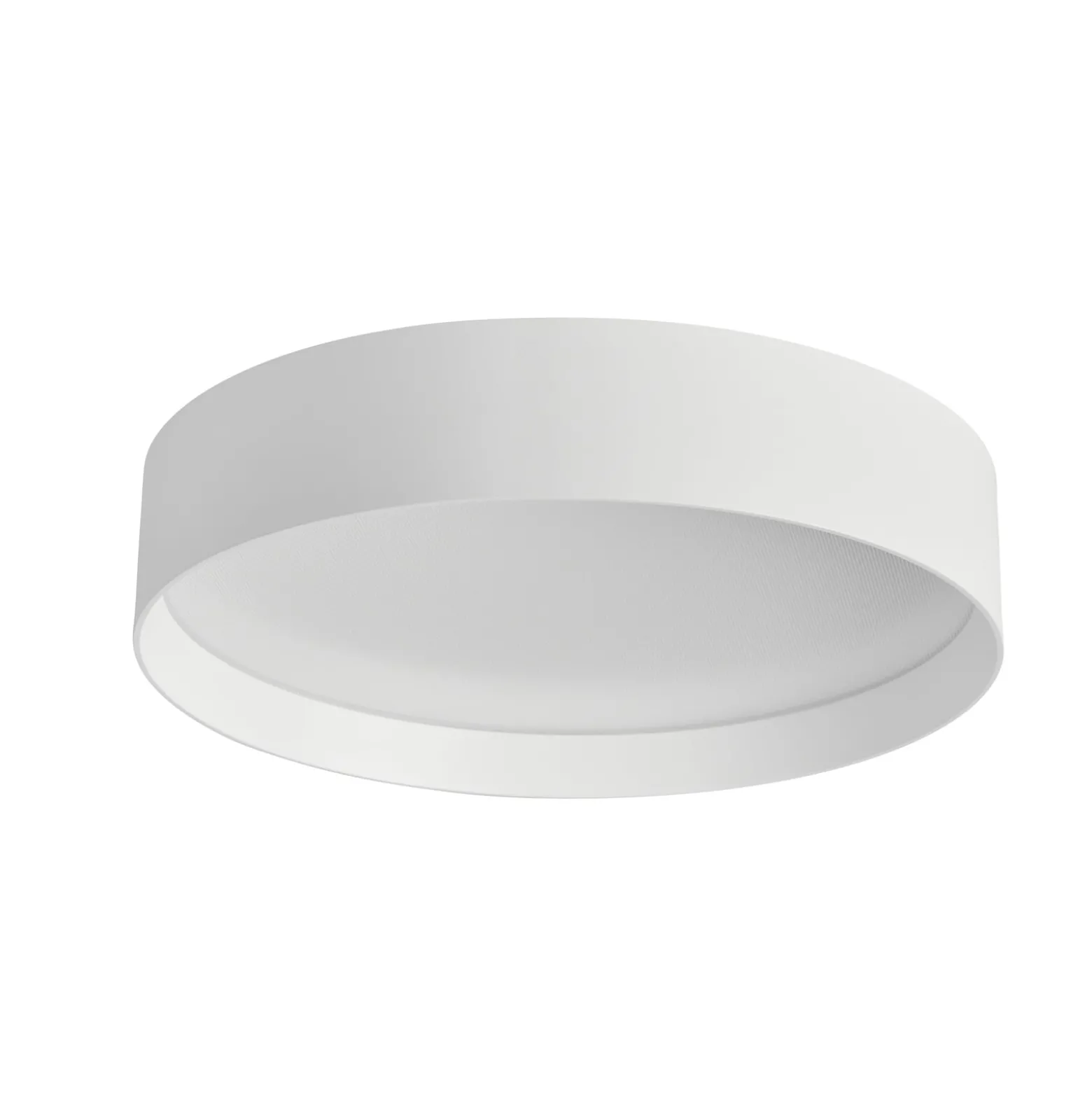 LOOM DESIGN LED-kattovalaisin Lucia, valkoinen, Ø 35 cm alumiinia