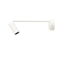 LOOM DESIGN LED-kohdevalaisin Iris, valkoinen, alumiini, Ø 4,5 cm