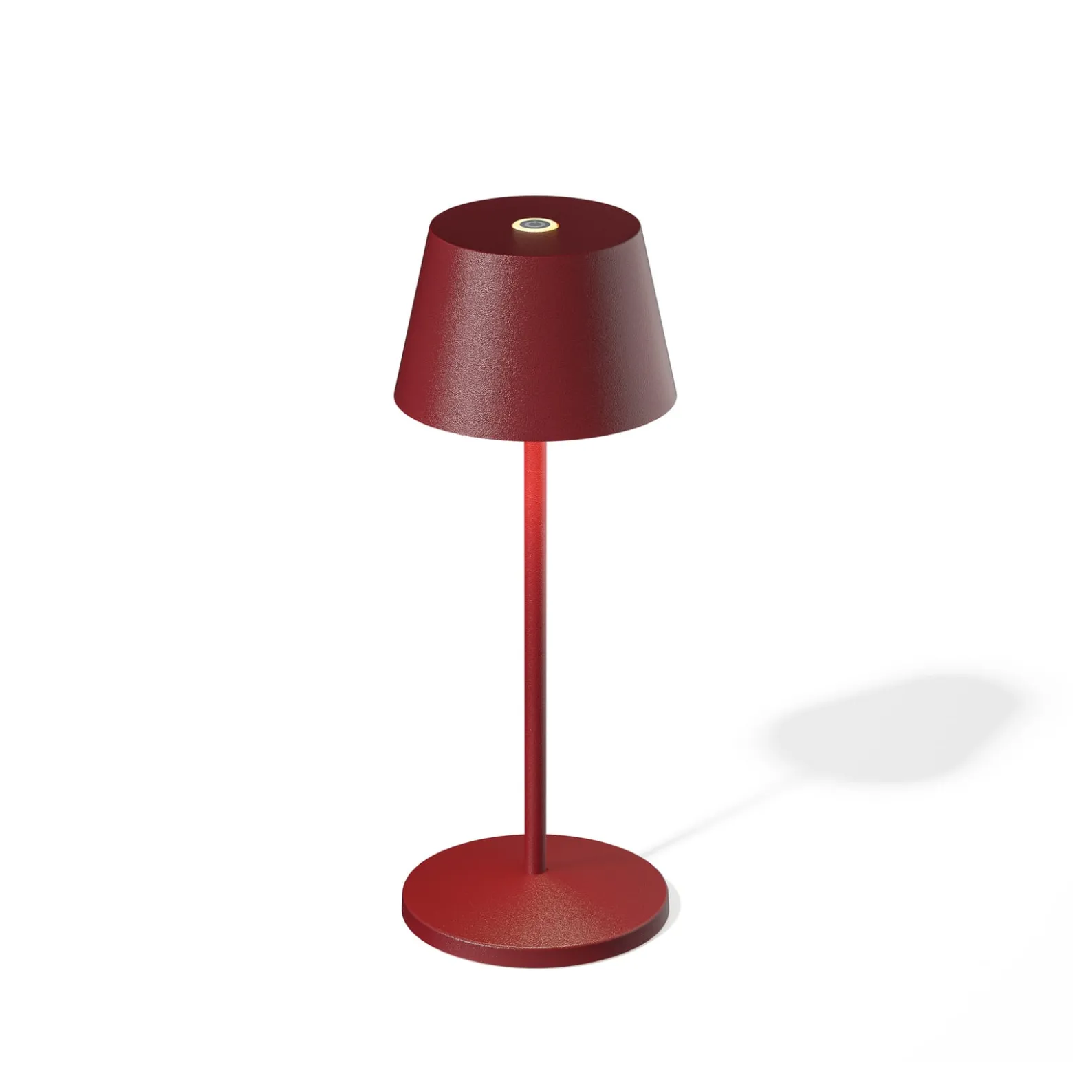 LOOM DESIGN LED ladattava terassivalaisin Modi rubiininpunainen 36 cm CCT