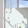 LOOM DESIGN LED-riippuvalaisin Ice Ball, kromi/kirkas 10-valo 10 valoa