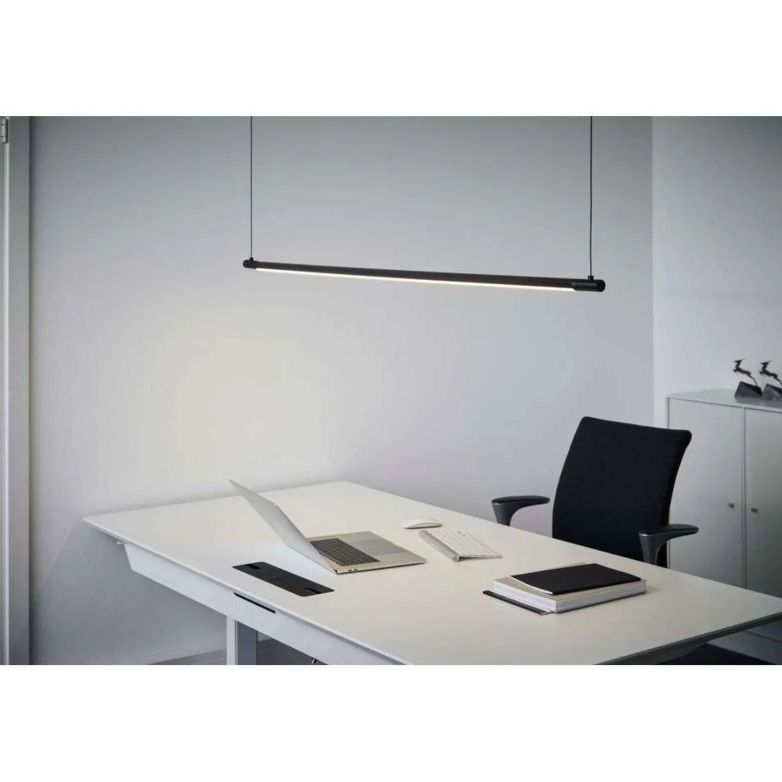 LOOM DESIGN LED-riippuvalaisin Straw 150, musta, alumiini