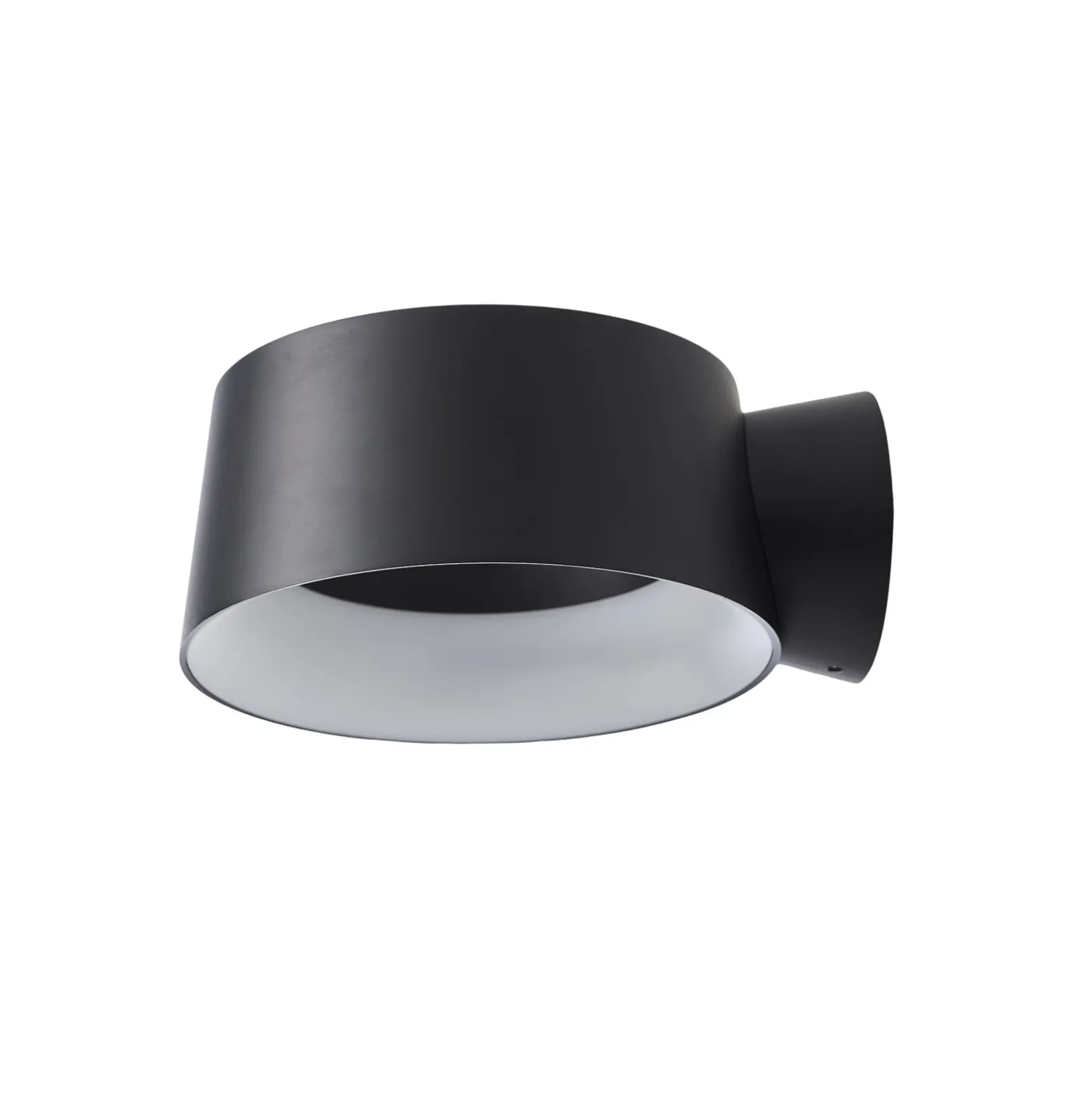 LOOM DESIGN LED-seinävalaisin Cookie musta alumiini Ø 15 cm