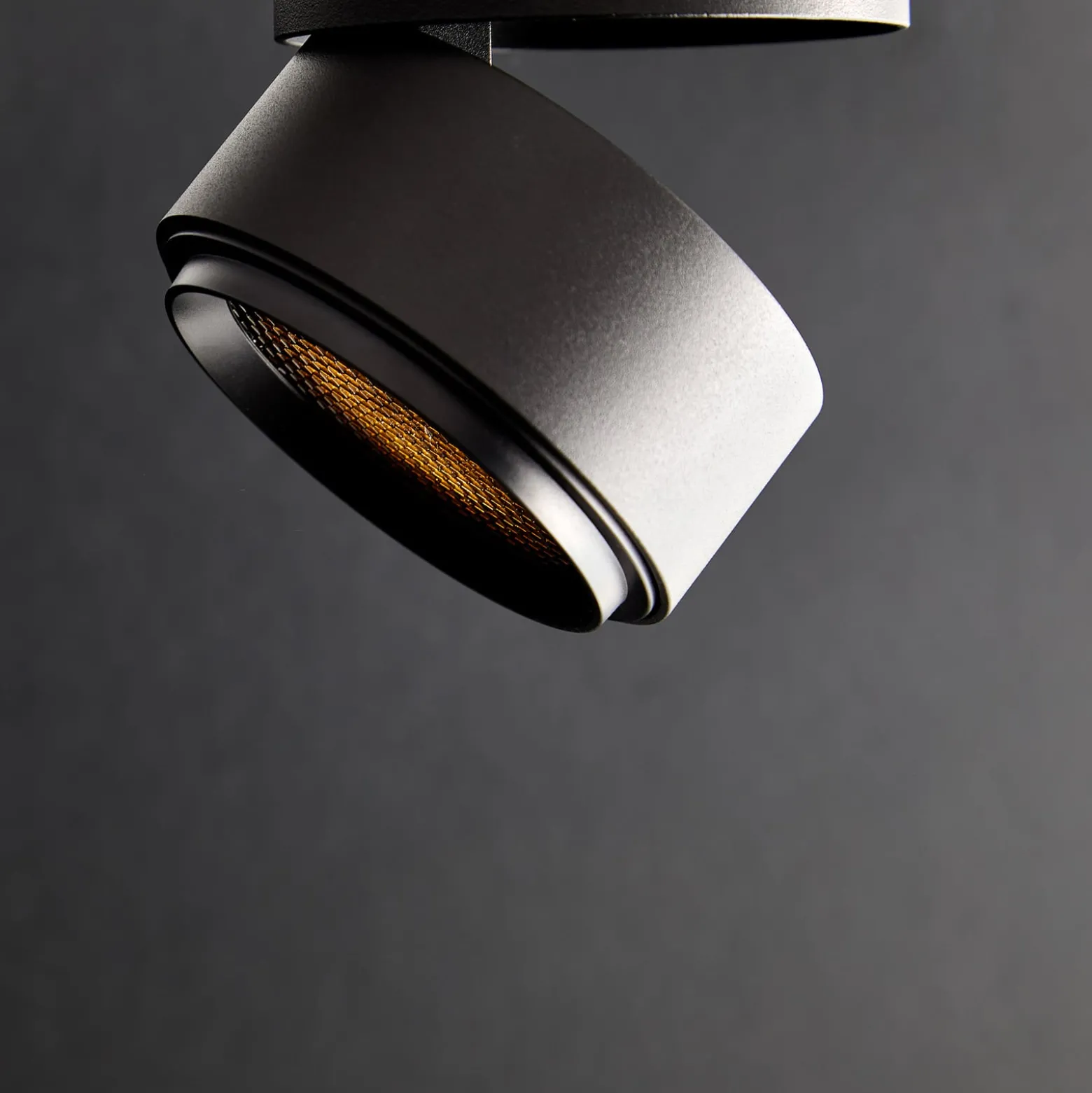 LOOM DESIGN Ray LED kattospotti Ø9.3cm 13W musta