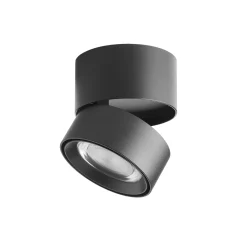LOOM DESIGN Ray LED kattospotti Ø9.3cm 13W musta