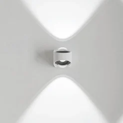 LOOM DESIGN Saga LED-ulkoseinävalaisin ylös/alas valkoinen