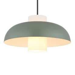 Lowe-riippuvalo, matta vihreä, Ø 38 cm, metallia