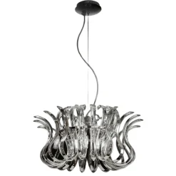 Läpimitta 50 cm - lasiriippuvalaisin Wave