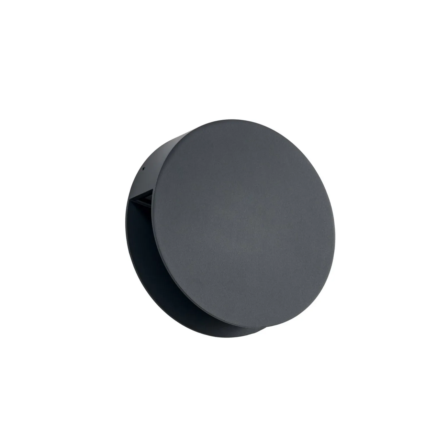 Lucande Advero LED-ulkoseinälamppu, antrasiitti, talonumero CCT
