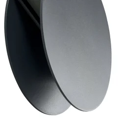 Lucande Advero LED-ulkoseinälamppu, antrasiitti, talonumero CCT