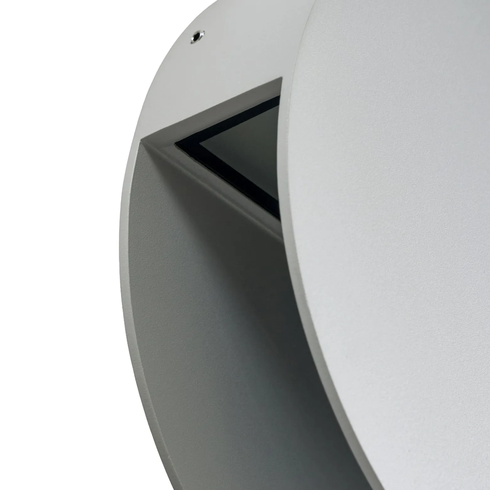 Lucande Advero LED-ulkoseinälamppu, vaaleanharmaa, talonumero, CCT