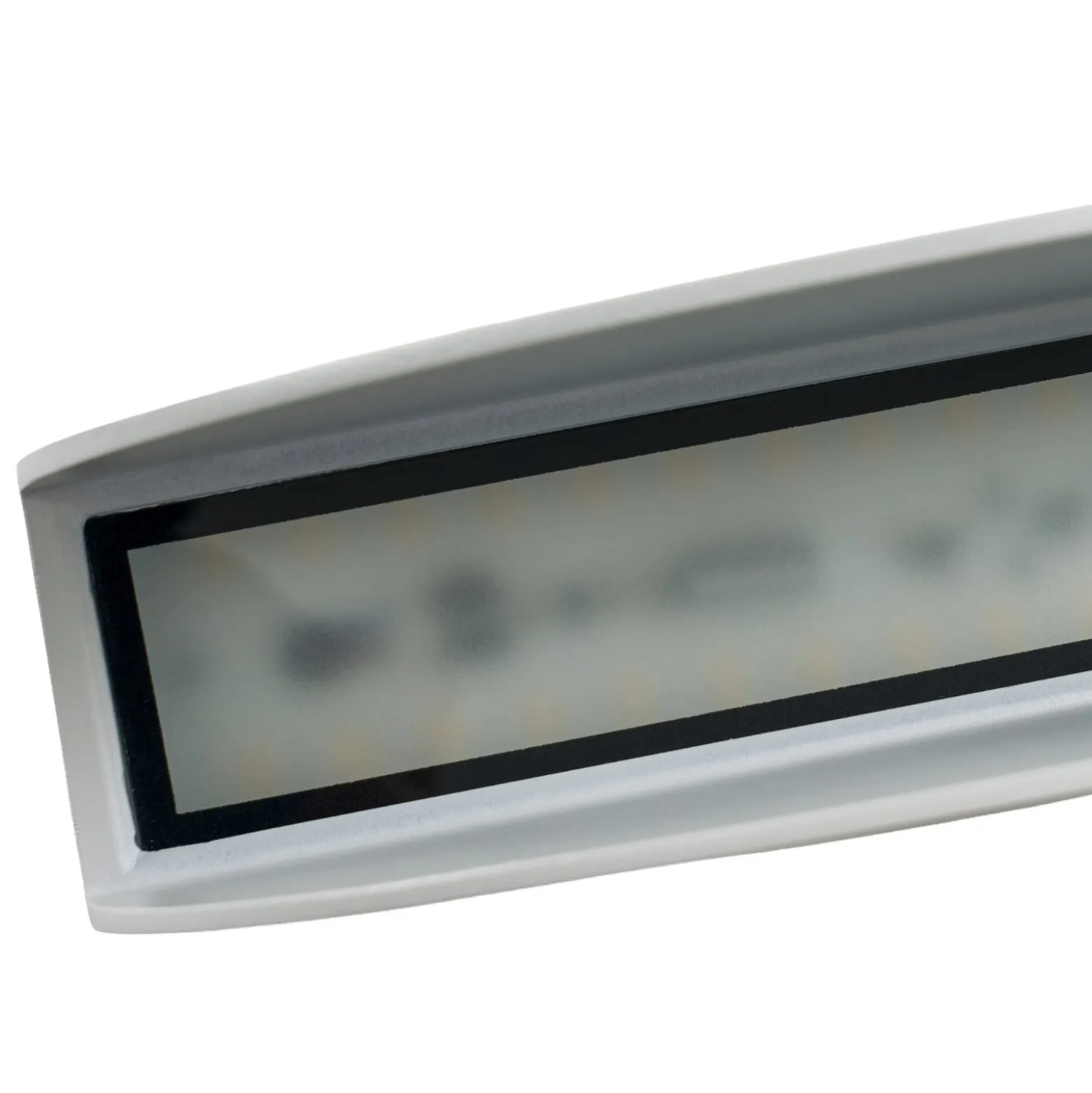 Lucande Advero LED-ulkoseinälamppu, vaaleanharmaa, talonumero, CCT