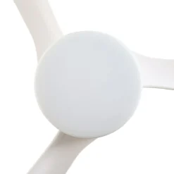 Lucande Airona LED-kattotuuletin, valkoinen, tasavirtakäyttöinen, hiljainen,