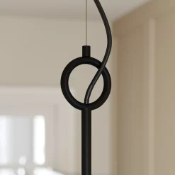 Lucande Anjita -riippuvalo, lasivarjostin, 3-lamp.