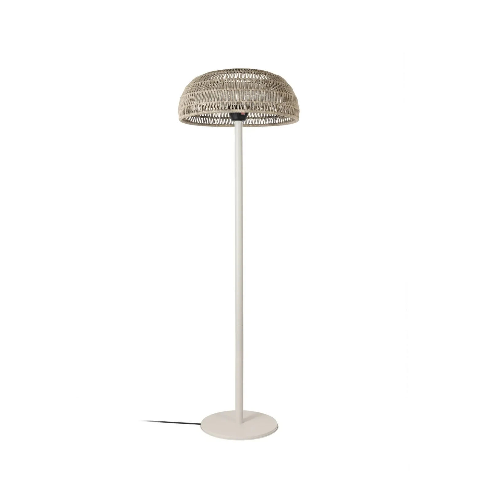 Lucande Calenza -terassilämmitin, beige, 200 cm, 3 tehotasoa