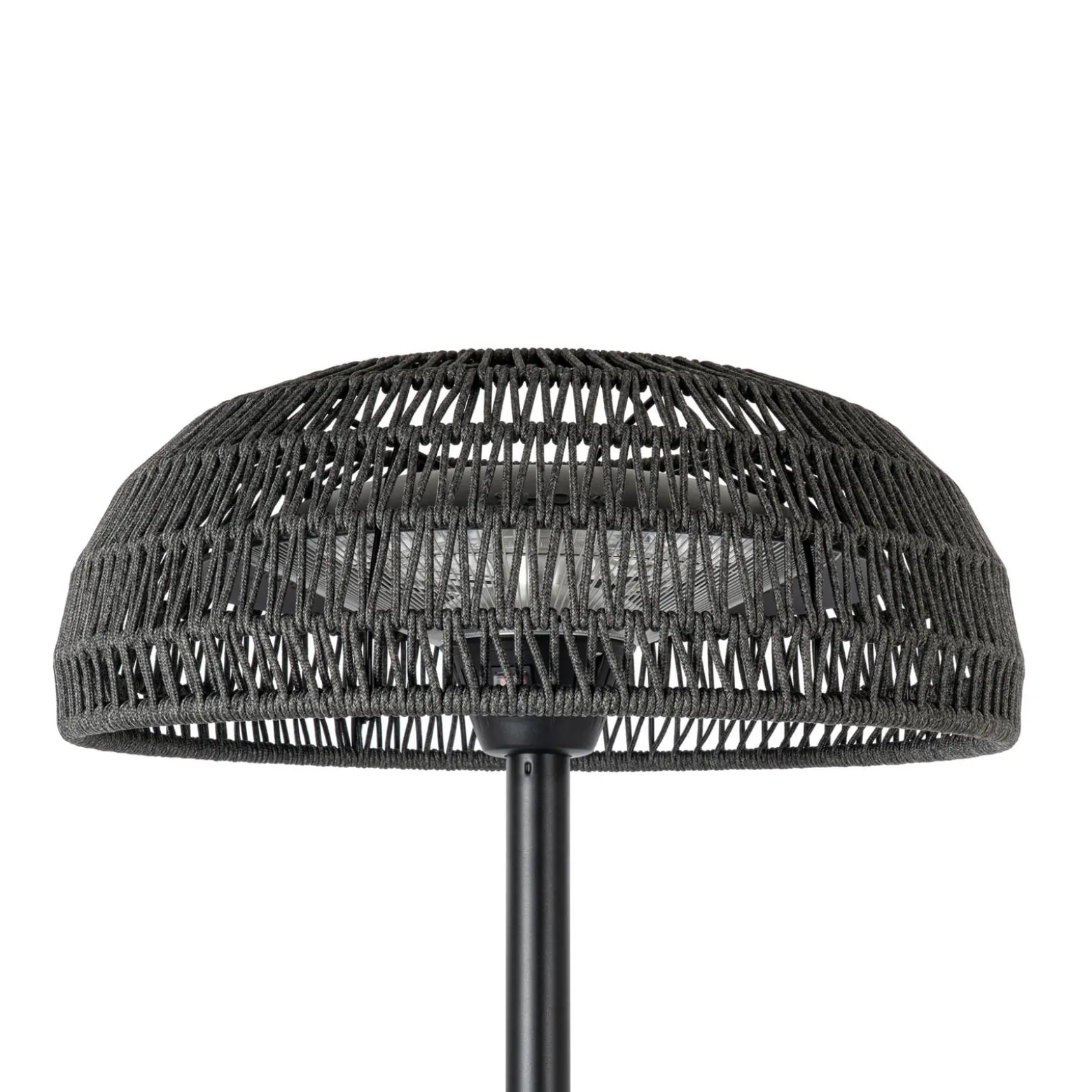 Lucande Calenza -terassilämmitin, musta, 200 cm, 3 tehotasoa