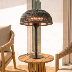 Lucande Calenza -terassilämmitin, musta, 70 cm, 1 500 W