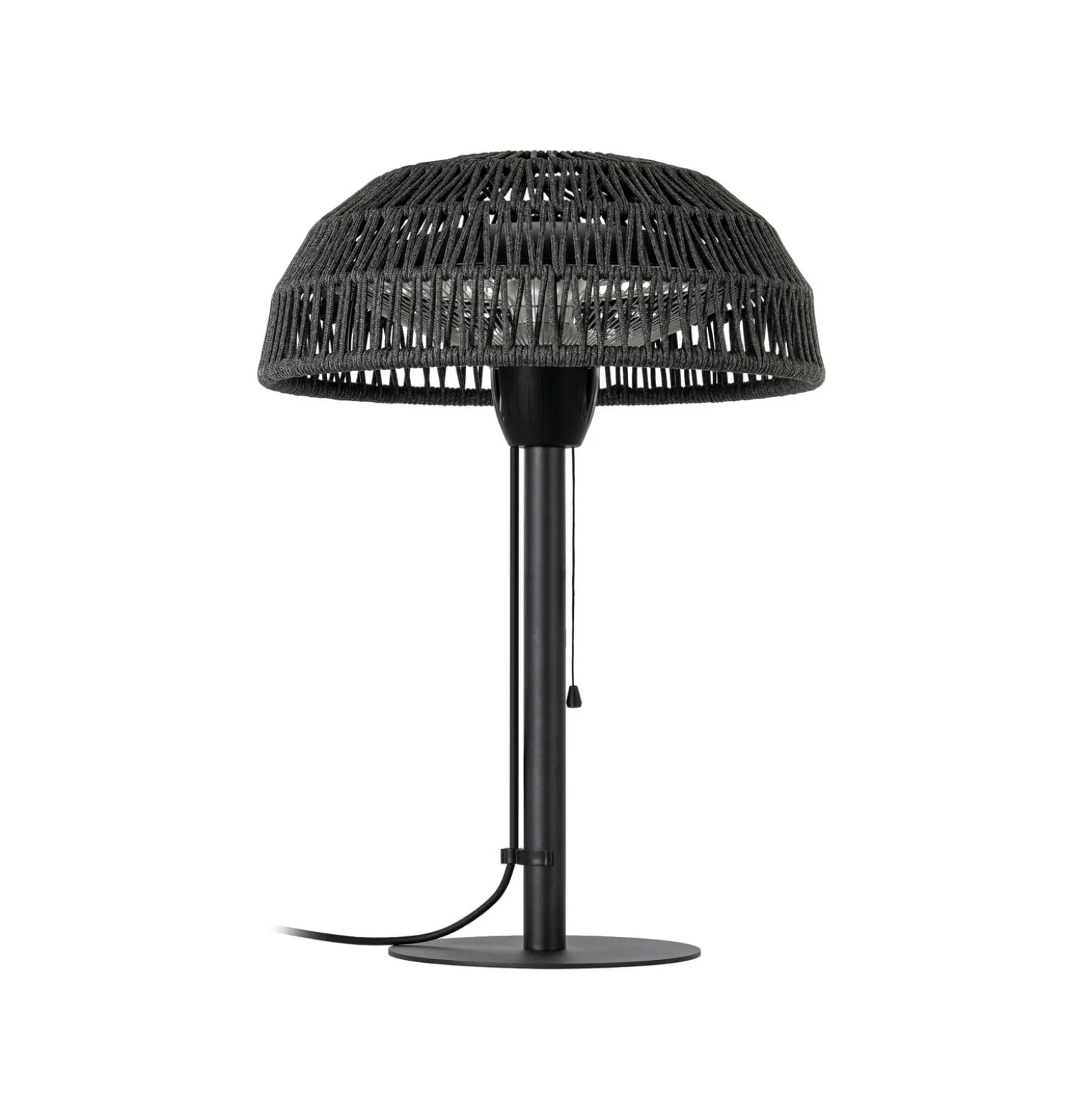 Lucande Calenza -terassilämmitin, musta, 70 cm, 1 500 W