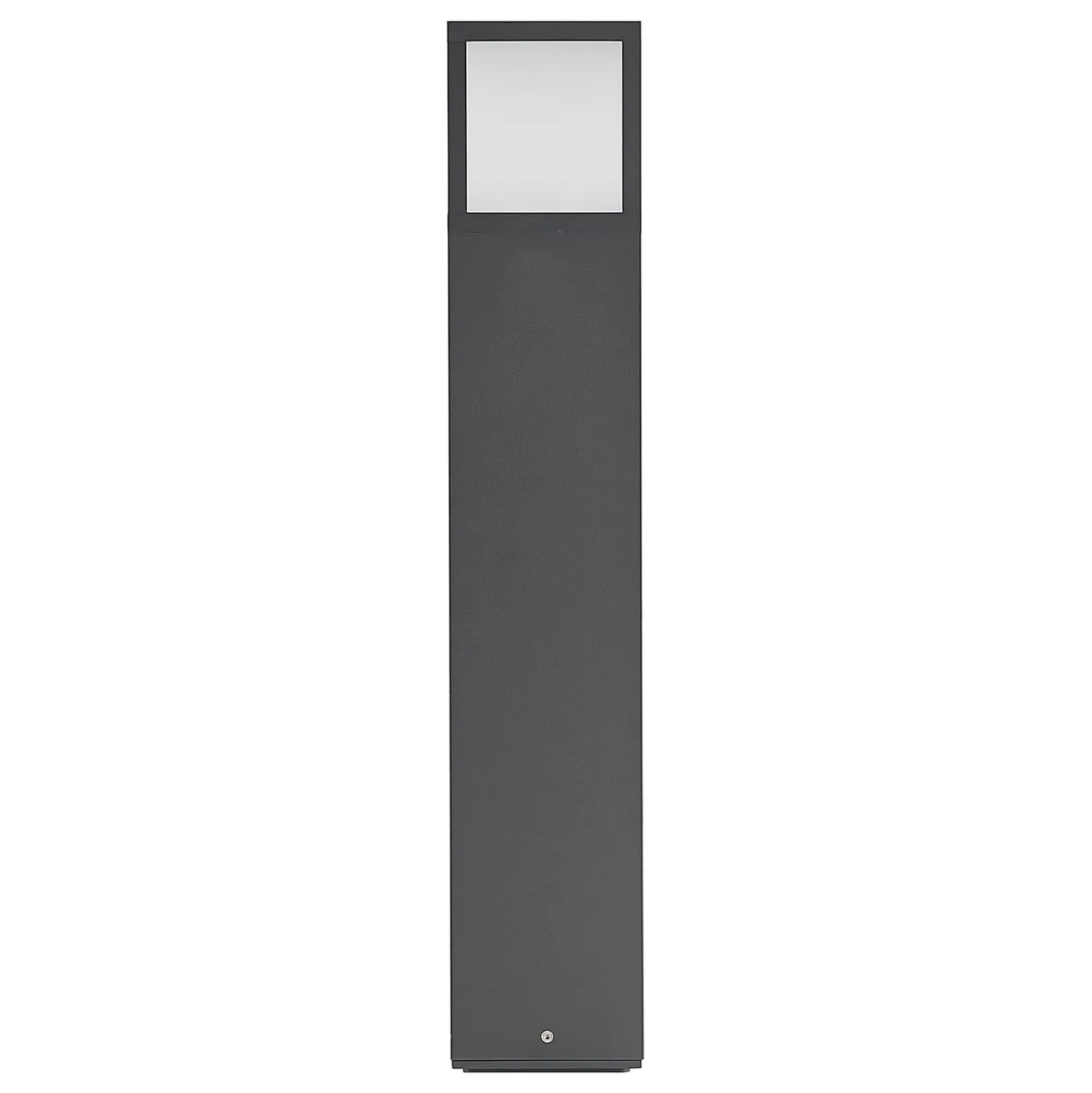 Lucande Dewari polkuvalaisin, E27, 65 cm, tummanharmaa, IP54