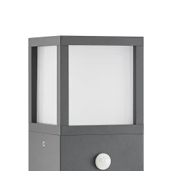 Lucande Dewari polkuvalaisin, liiketunnistin, E27, 65cm, IP54