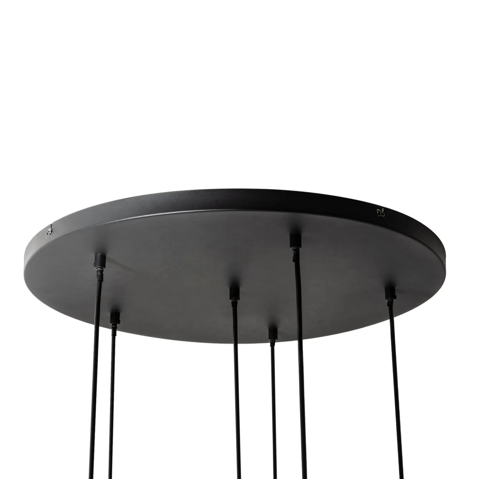 Lucande Elani-riippuvalaisin, 6-lamppuinen, Ø 62 cm, lasi