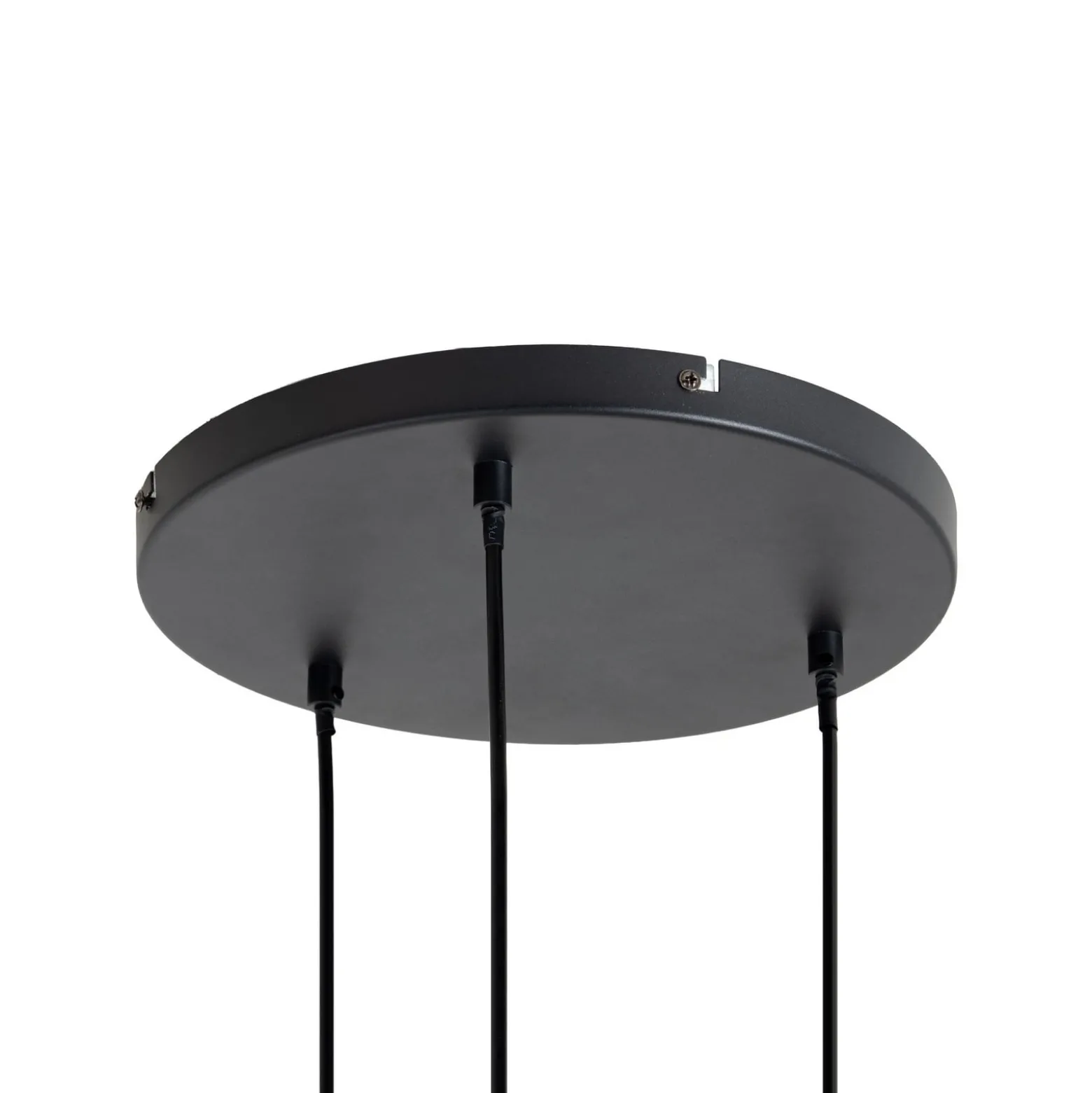 Lucande Elani-riippuvalaisin, 3-lamppuinen, Ø 36 cm, lasi