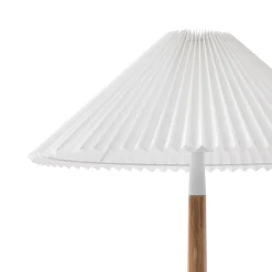 Lucande Ellorin lattiavalaisin, valkoinen, puu, Ø 47,5 cm, E27