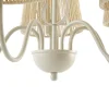 Lucande Eugenia -kattokruunu, 5-lamppuinen, köysi, halkaisija 65 cm, beige