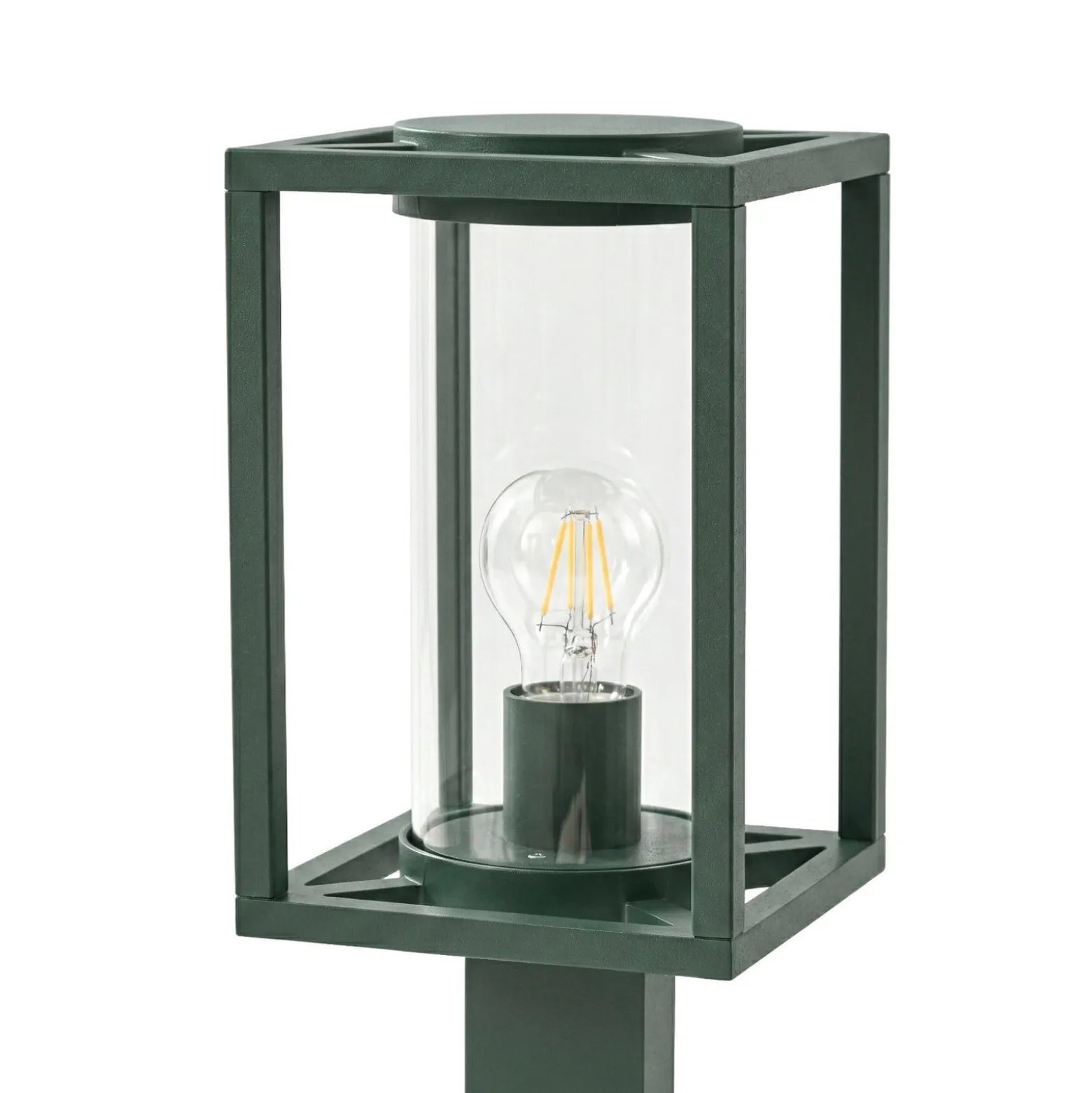 Lucande Ferda-pylväsvalaisin, 60 cm, vihreä, IP44