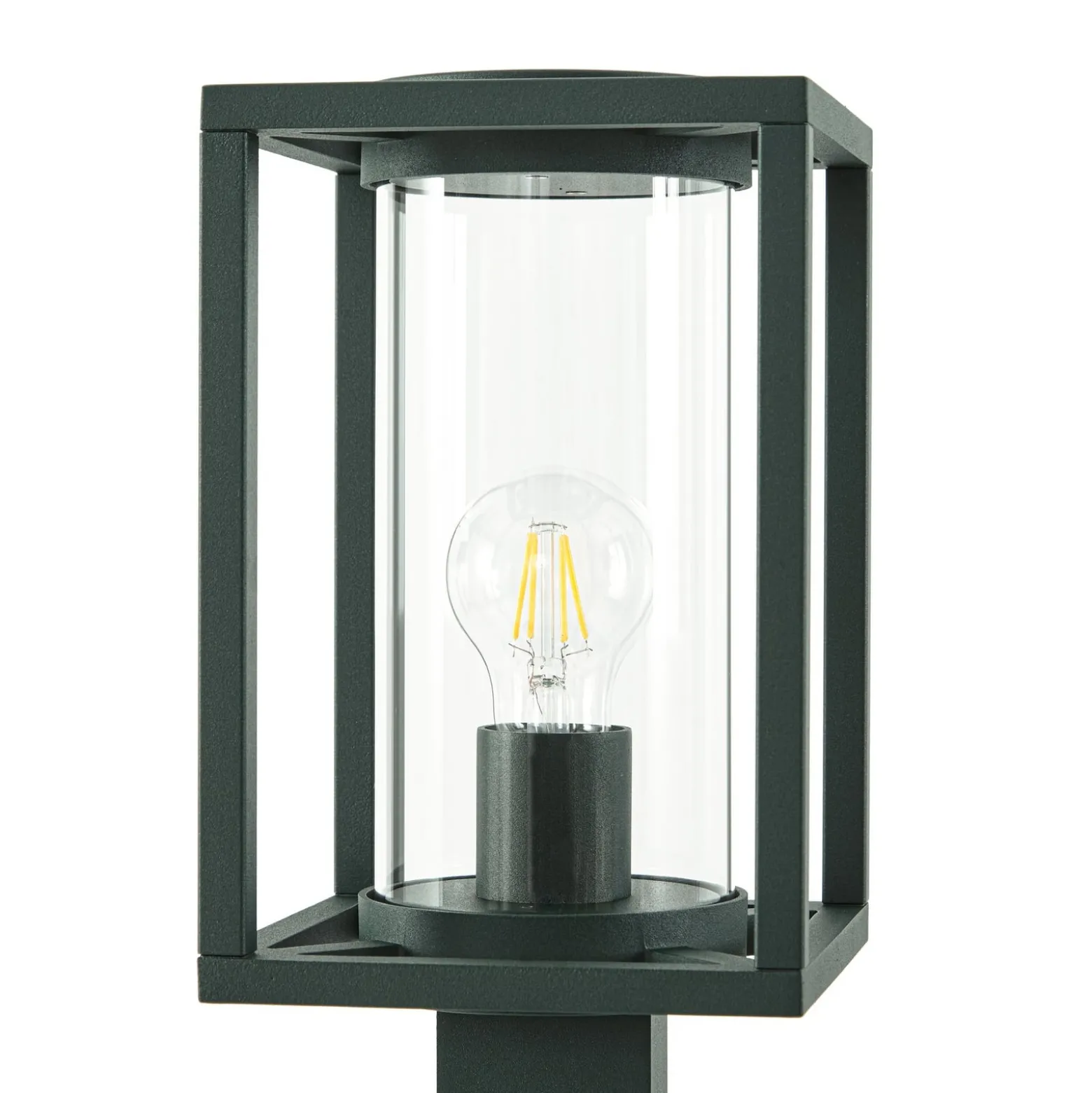 Lucande Ferda-pylväsvalaisin, 100 cm, vihreä, IP44