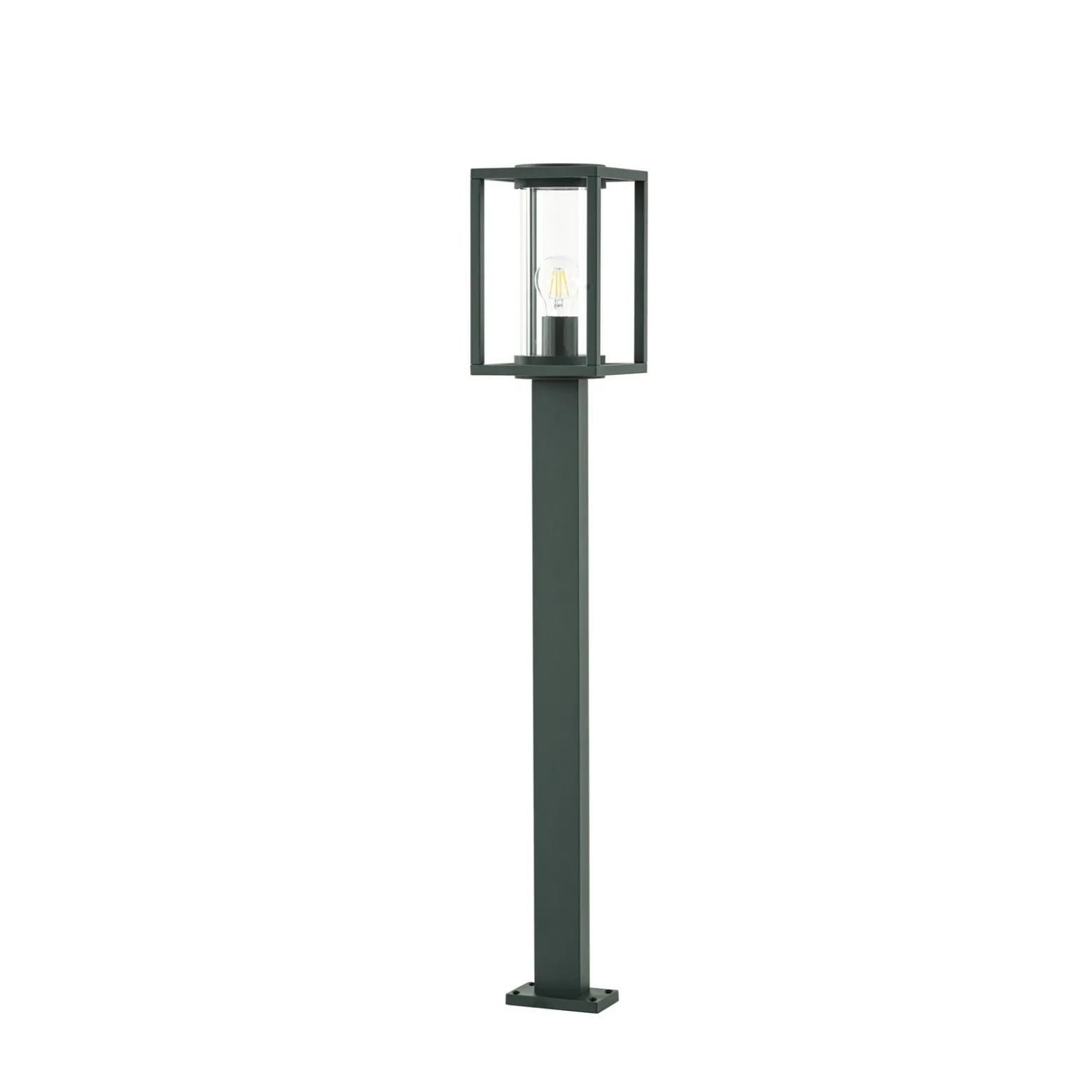 Lucande Ferda-pylväsvalaisin, 100 cm, vihreä, IP44