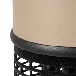 Lucande Flamara -terassilämmitin, beige, korkeus 110 cm, IP55