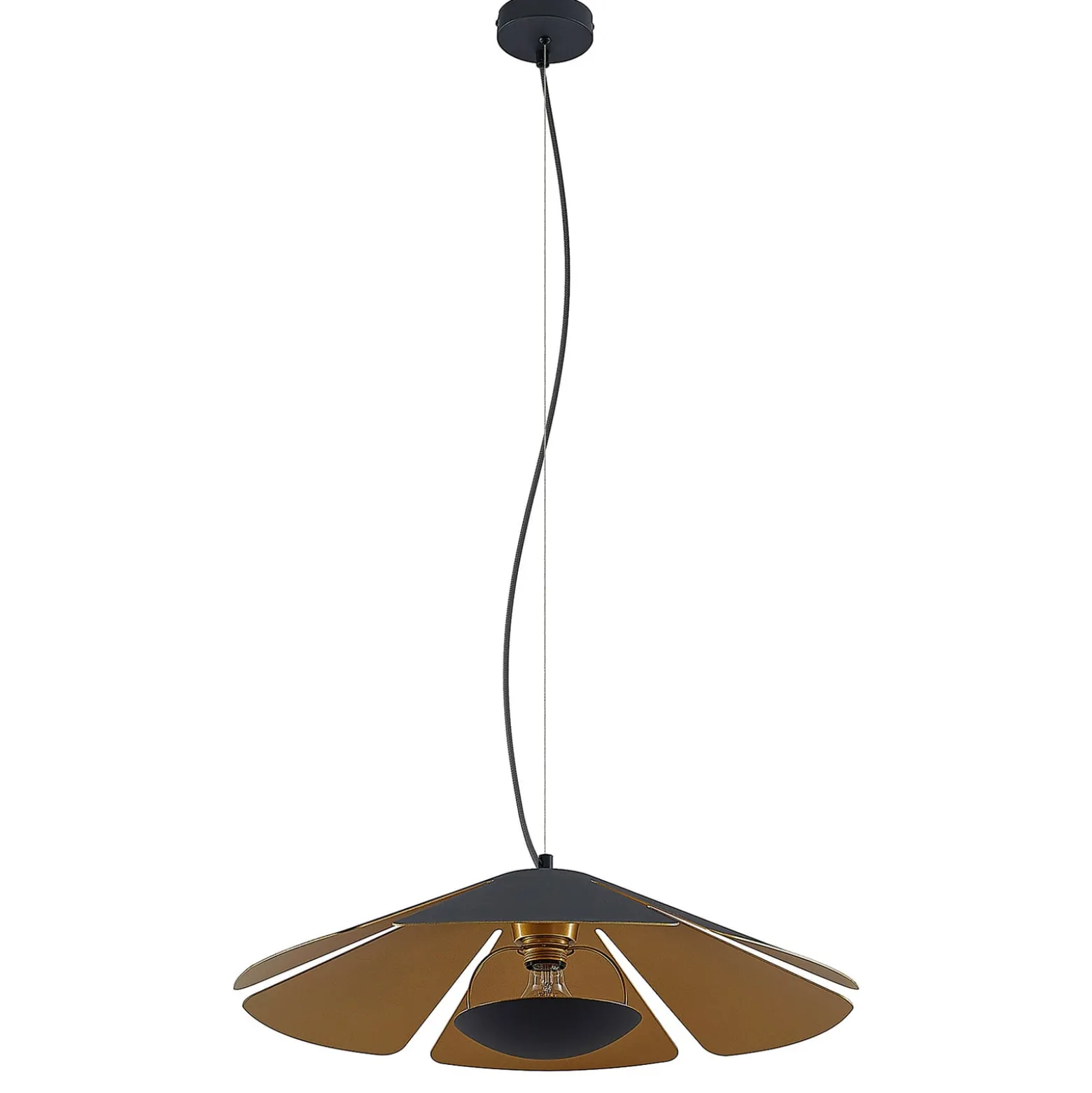 Lucande Jemmily -riippuvalo, 1-lamppuinen, 60 cm