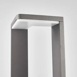 Lucande Jeny LED-riippuvalaisin, 100 cm, antrasiitti, alumiini