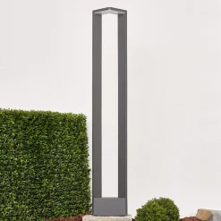 Lucande Jeny LED-riippuvalaisin, 100 cm, antrasiitti, alumiini