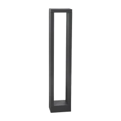 Lucande Jupp LED-pylväsvalaisin, 60 cm, antrasiitti, metalli, IP54