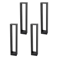 Lucande Jupp LED-pylväsvalaisin, 4 kpl, 60 cm, antrasiitti, IP54