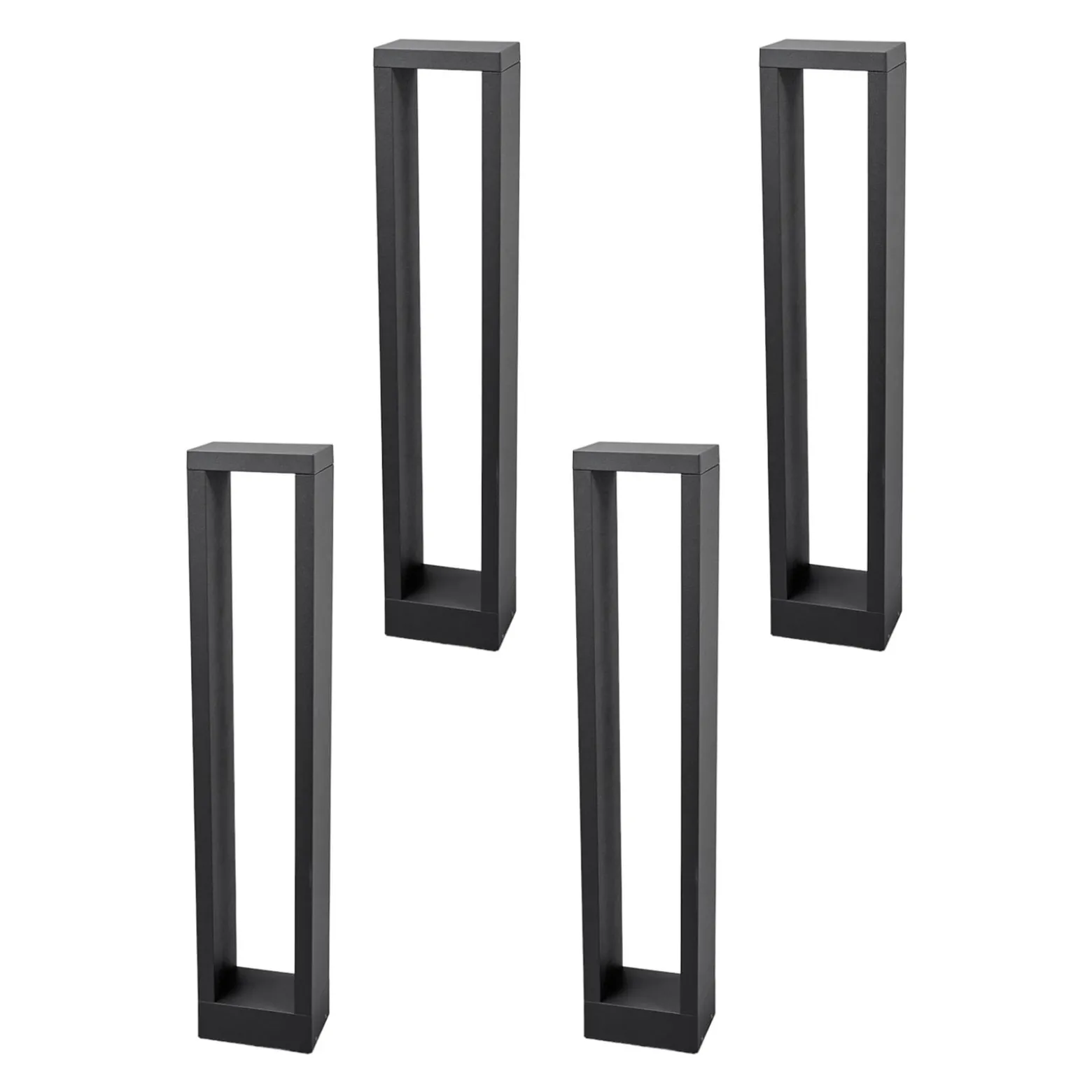 Lucande Jupp LED-pylväsvalaisin, 4 kpl, 60 cm, antrasiitti, IP54