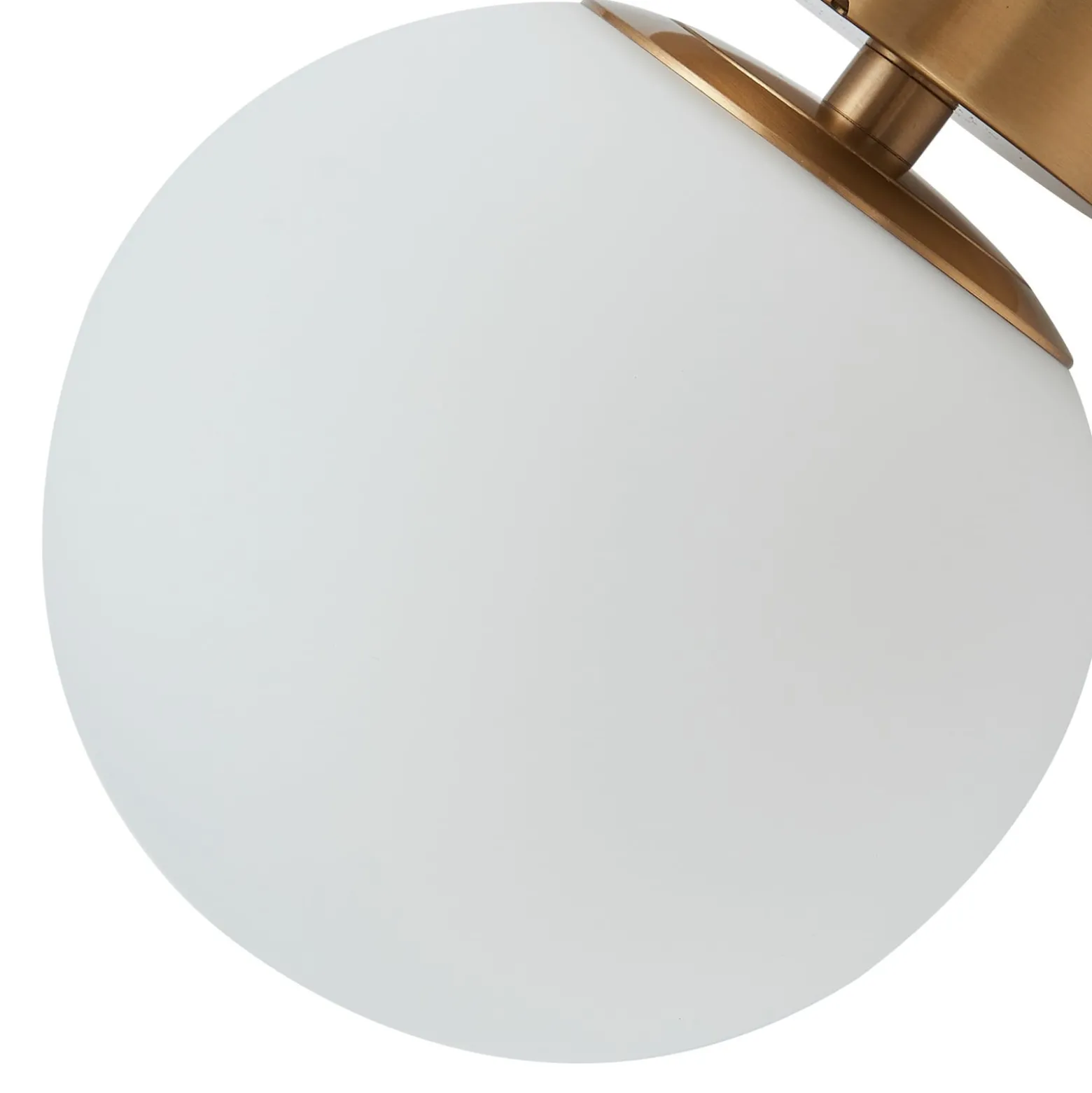 Lucande kattovalaisin Bidolo, messingin värinen, lasi, 15 cm, IP44