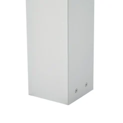 Lucande Kiran -pollarivalaisin, 60 cm, liiketunnistin, vaaleanharmaa, IP44