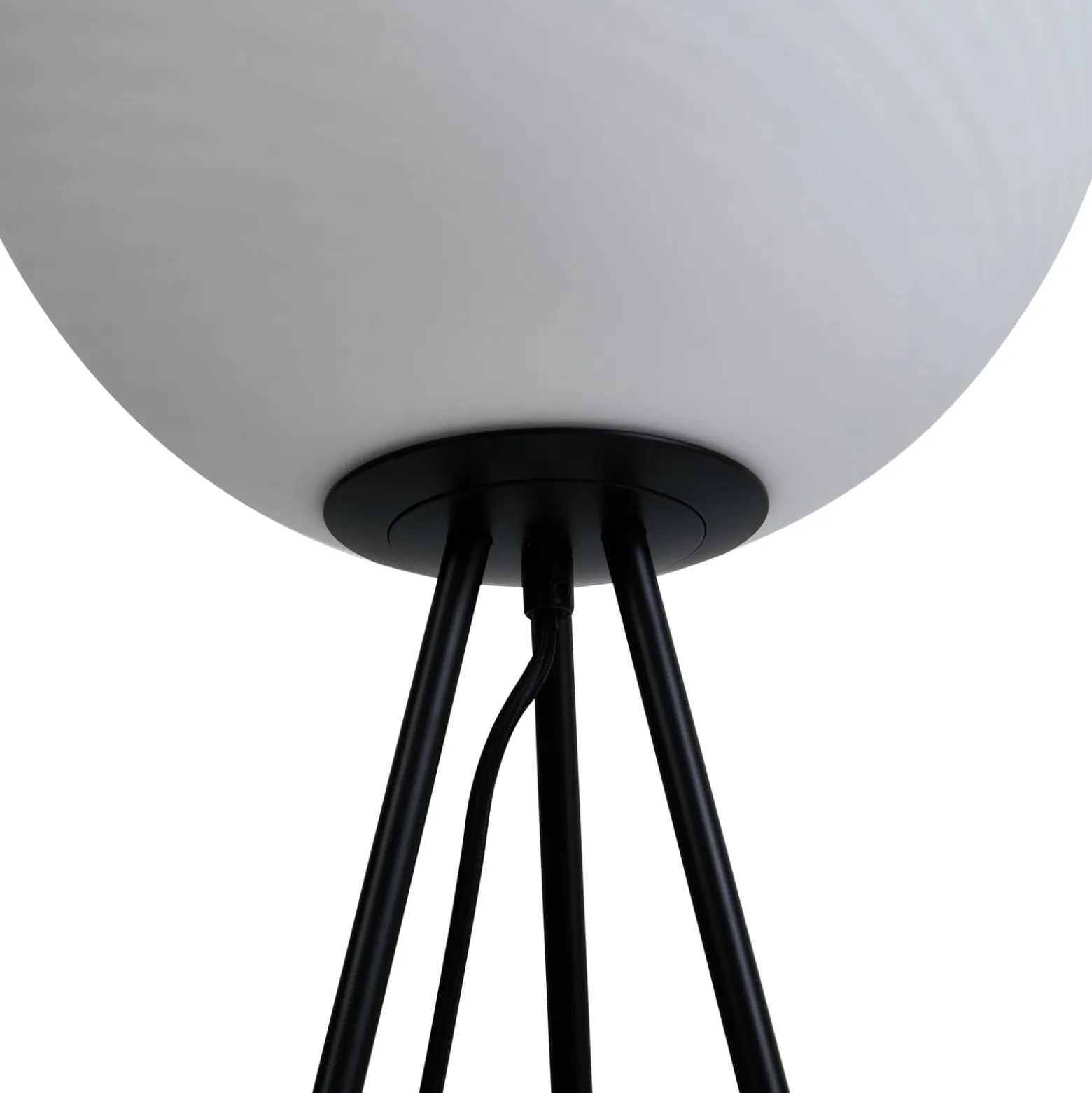 Lucande lattiavalaisin Kestralia, valkoinen, lasi, Ø 35 cm, E27