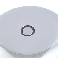 Lucande LED-akkukäyttöinen pöytävalaisin Quill, kromi, CCT, himmennettävä