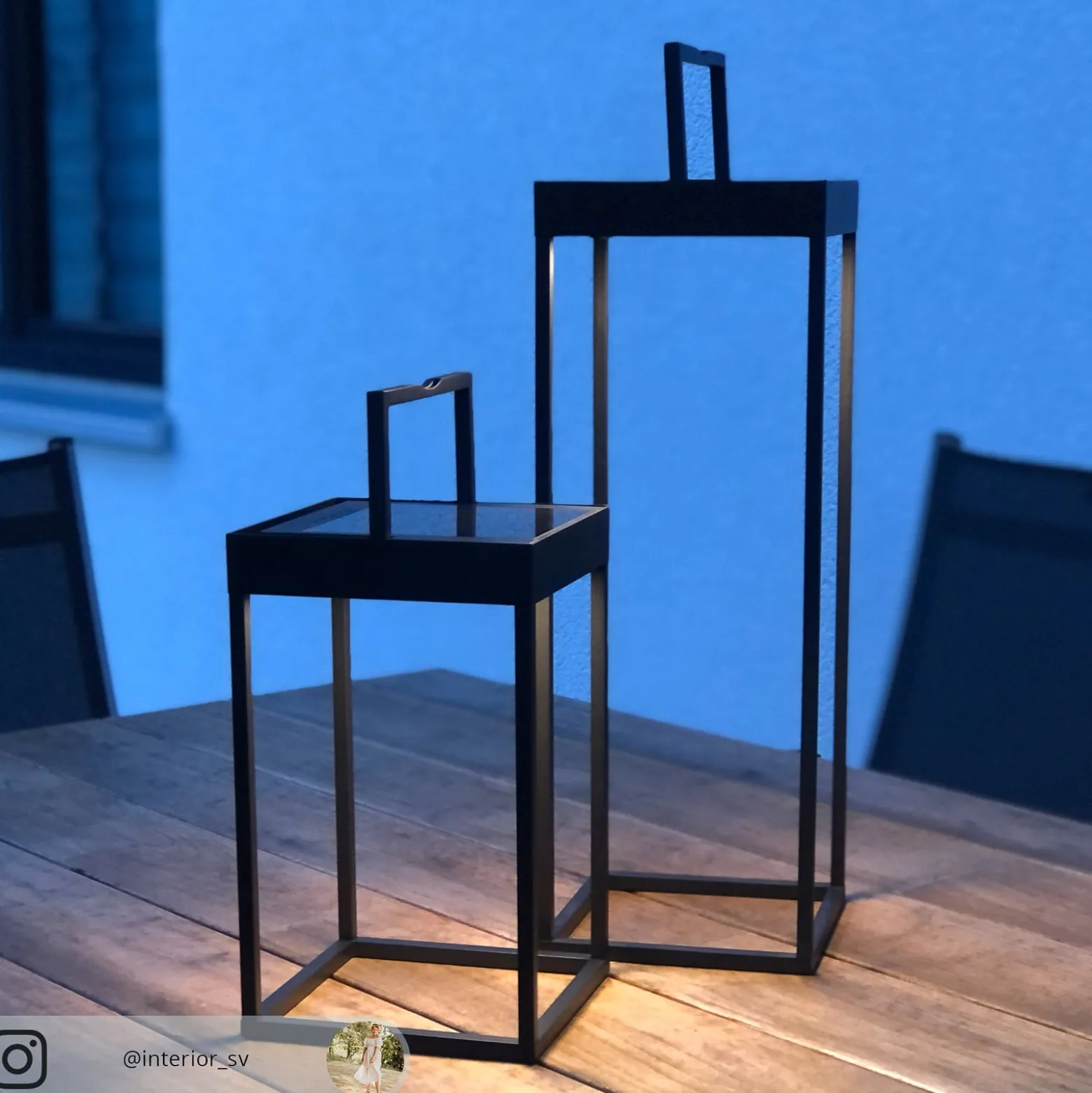 Lucande LED-aurinkovalaisin Lynzy, 38cm, musta, metallia, IP65