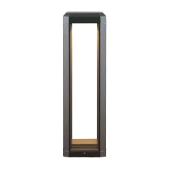 Lucande LED-jalustavalaisin Fery, antrasiitti, metalli, 50cm, IP65