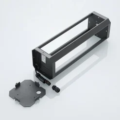 Lucande LED-jalustavalaisin Fery, antrasiitti, metalli, 50cm, IP65